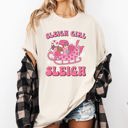XXL Ivory Cream Groovy Sleigh Girl Sleigh Christmas Coffee Winter Snow Xmas Holiday Comfort Colors Tee