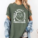 XXXL Moss Dark Green Have A Holly Jolly Christmas Holiday Classic Retro Santa Winter Xmas Comfort Colors Tee