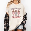 Small Ivory Cream Let's Get Crackin Nutcrackers Christmas Ballet Santa Winter Xmas Comfort Colors Tee