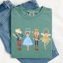  Nutcracker Christmas Sugar Plum Fairy Noel Santa Winter Ballerina Xmas Ballet Comfort Colors Tee