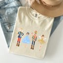 Large Ivory Cream Nutcracker Christmas Sugar Plum Fairy Noel Santa Winter Ballerina Xmas Ballet Comfort Colors Tee
