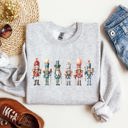 Small Ash Light Gray Nutcrackers Christmas Santa Winter Xmas Snow Ballet Seasonal Edition Classic Sweatshirt