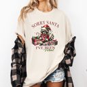 Small Ivory Cream Sorry Santa I've Been Feral Raccoon Christmas Presents For The Naughty List And Holiday Mischief Comfort Colors Tee