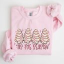  Tis The Season Christmas Cakes Santa Xmas Winter Holiday Cheer And Treats Sweatshirt
