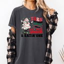 Large Pepper Dark Gray Torn Between Looking Like A Snack And Eating One Christmas Cakes Santa Winter Xmas Comfort Colors Tee