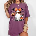 XXL Berry Red Fancy Coffee Lover Ghost Pumpkin Vintage Western Witch Aesthetic Meme Halloween Costume Comfort Colors Tee