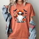 XXXL Yam Fancy Coffee Lover Ghost Pumpkin Vintage Western Witch Aesthetic Meme Halloween Costume Comfort Colors Tee
