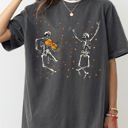 XXXL Pepper Dark Gray Dancing Skeletons Stars Vintage Western Witch Aesthetic Meme Halloween Costume Comfort Colors Tee