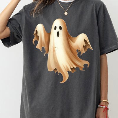 Ghost Vintage Western Witch Aesthetic Meme Halloween Collectors Edition Comfort Colors Tee