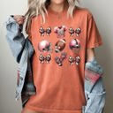  Football Icons Bow Ribbon Skeleton Ghost Vintage Western Witch Halloween Costume Comfort Colors Tee