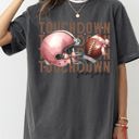 XL Pepper Dark Gray Touchdown Football Skeleton Ghost Vintage Western Witch Aesthetic Meme Halloween Costume Comfort Colors Tee