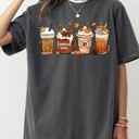 XXL Pepper Dark Gray Coffee Lover Pumpkin Spice Fall Western Witch Halloween Costume Comfort Colors Tee