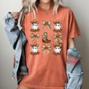 Medium Yam Cowboy Ghost Bow Ribbon Western Witch Aesthetic Meme Halloween Costume Comfort Colors Tee