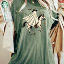 XXL Moss Dark Green Cowboy Ghost Riding Horse Western Witch Halloween Costume Meme Aesthetic Comfort Colors Tee