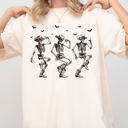  Dancing Cowboy Skeletons Western Witch Halloween Costume Inspired Design Comfort Colors Tee