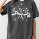  Dancing Skeletons Bride Western Witch Meme Halloween Costume Graphic Comfort Colors Tee