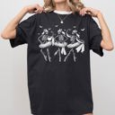  Dancing Skeletons Bride Western Witch Meme Halloween Costume Graphic Comfort Colors Tee