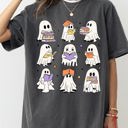 XXL Pepper Dark Gray Book Lover Ghosts Reading Western Witch Meme Halloween Costume Comfort Colors Tee