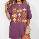 Small Berry Red Coffee Pumpkin Bow Western Witch Aesthetic Meme Halloween Costume Comfort Colors Tee