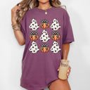 XXXL Berry Red Mini Ghosts And Pumpkins Western Witch Halloween Limited Edition Comfort Colors Tee