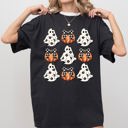 XXXL Black Mini Ghosts And Pumpkins Western Witch Halloween Limited Edition Comfort Colors Tee