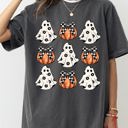 XXL Pepper Dark Gray Mini Ghosts And Pumpkins Western Witch Halloween Limited Edition Comfort Colors Tee