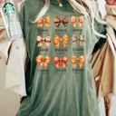 XXXL Moss Dark Green Bible Verse Bow Ribbon Christian Fall Western Witch Meme Halloween Costume Comfort Colors Tee