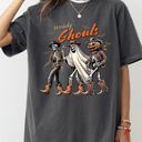 Small Pepper Dark Gray Howdy Ghouls Halloween Cowboy Skeleton Western Witch Meme Costume Inspired Comfort Colors Tee