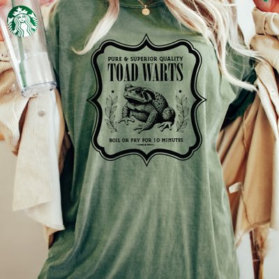 Toad Vintage Western Witch Aesthetic Meme Halloween Costume Edition Comfort Colors Tee