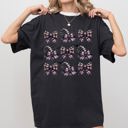 XXXL Black Retro Checkered Bow Coquette Vintage Western Witch Aesthetic Meme Halloween Costume Comfort Colors Tee