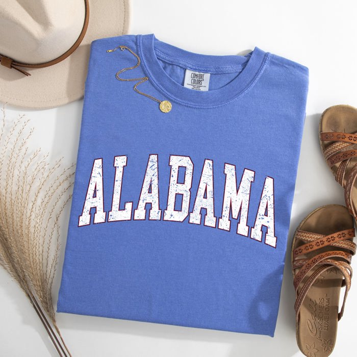 Alabama Football Game Day Tailgate Party Southern Pride State University Comfort Colors Tee