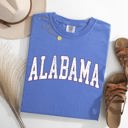 Large Flo Blue Alabama Football Game Day Tailgate Party Southern Pride State University Comfort Colors Tee
