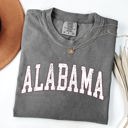 Small Pepper Dark Gray Alabama Football Game Day Tailgate Party Southern Pride State University Comfort Colors Tee
