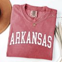  Arkansas Football Game Day Tailgate State Pride Featuring Classic University Heraldry Comfort Colors Tee