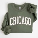XXXL Military Green Chicago Football Spirit For Game Day Tailgating At University College Stadium State Pride Sweatshirt