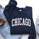 XL Navy Chicago Football Spirit For Game Day Tailgating At University College Stadium State Pride Sweatshirt