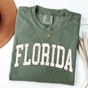 Large Moss Dark Green Florida Football State Pride Tailgate Edition Game Day Spirit Comfort Colors Tee