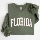 Small Military Green Florida Football Game Day Tailgate State Pride University College Spirit Sweatshirt