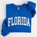 Large Royal Blue Florida Football Game Day Tailgate State Pride University College Spirit Sweatshirt