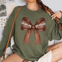  Football Coquette Girly Sports Game Day Big Game Touchdown Tailgate Party Sweatshirt
