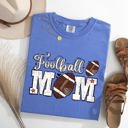 XXL Flo Blue Football Mom Game Day Big Game Tailgate Party Sports Enthusiast Comfort Colors Tee