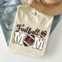 Large Ivory Cream Football Mom Game Day Big Game Tailgate Party Sports Enthusiast Comfort Colors Tee