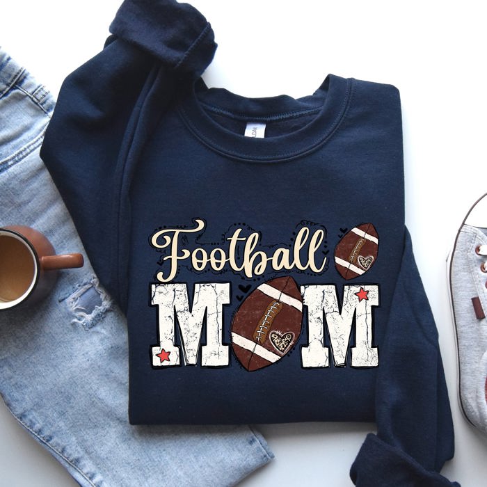 Football Mom Tailgate Party Game Day Big Game Touchdown Fan Gear Team Sweatshirt