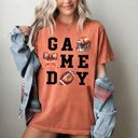 XXXL Yam Game Day Coquette Ribbon Girly Football Sports Big Game Touchdown Tailgate Party Comfort Colors Tee