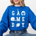  Game Day Football Helmet Tailgate Big Game Celebration Graphic Fan Experience Sweatshirt