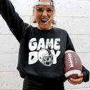 Small Black Game Day Football Tailgate Party Big Game Touchdown Celebration Fan Favorite Sweatshirt