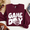 Medium Maroon Game Day Football Tailgate Party Big Game Touchdown Celebration Fan Favorite Sweatshirt