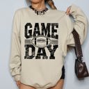 Large Sand Game Day Varsity Football Tailgate Party Big Game Touchdown Celebration Sweatshirt