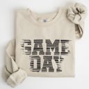 Large Sand Game Day Vintage Football Sports Big Game Touchdown Tailgate Party Crew Sweatshirt