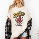  Go Sports Foam Finger Funny Tailgate Party Game Day Football Baseball Soccer Fan Comfort Colors Tee